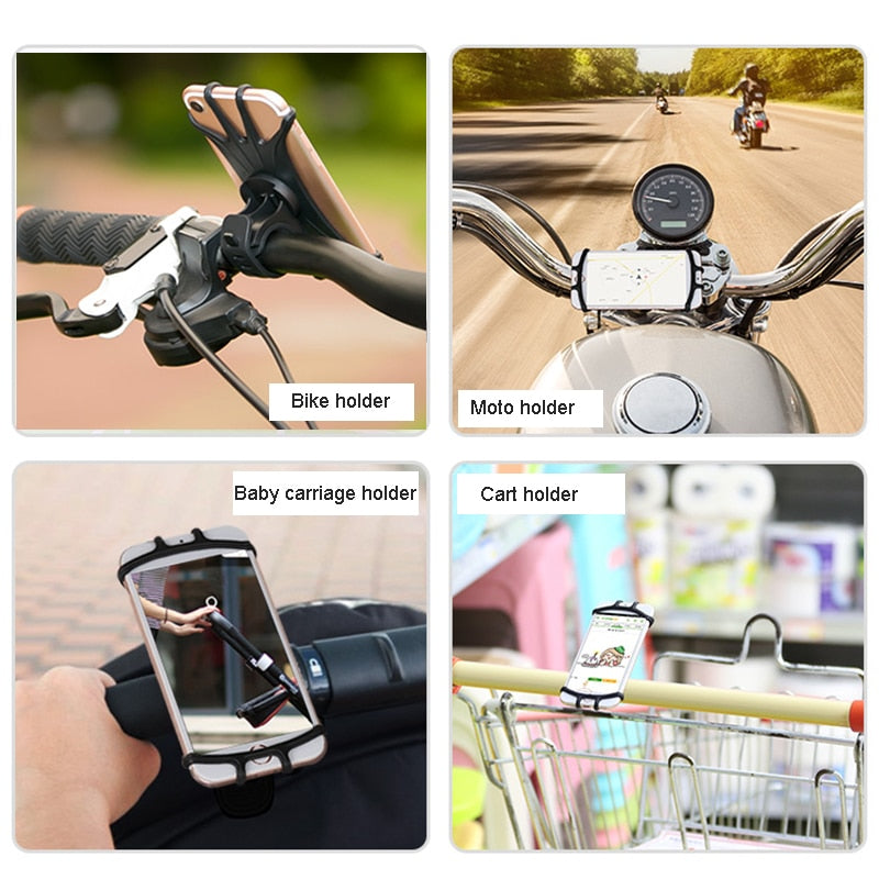 Universal Bicycle Mobile Phone holder. Handle bar Phone Holder 