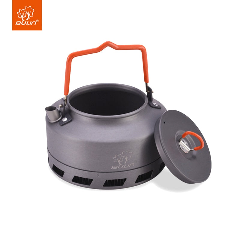 Bulin 1.1L Outdoor Kettle Aluminum Alloy Portable Pot Travel Teapot