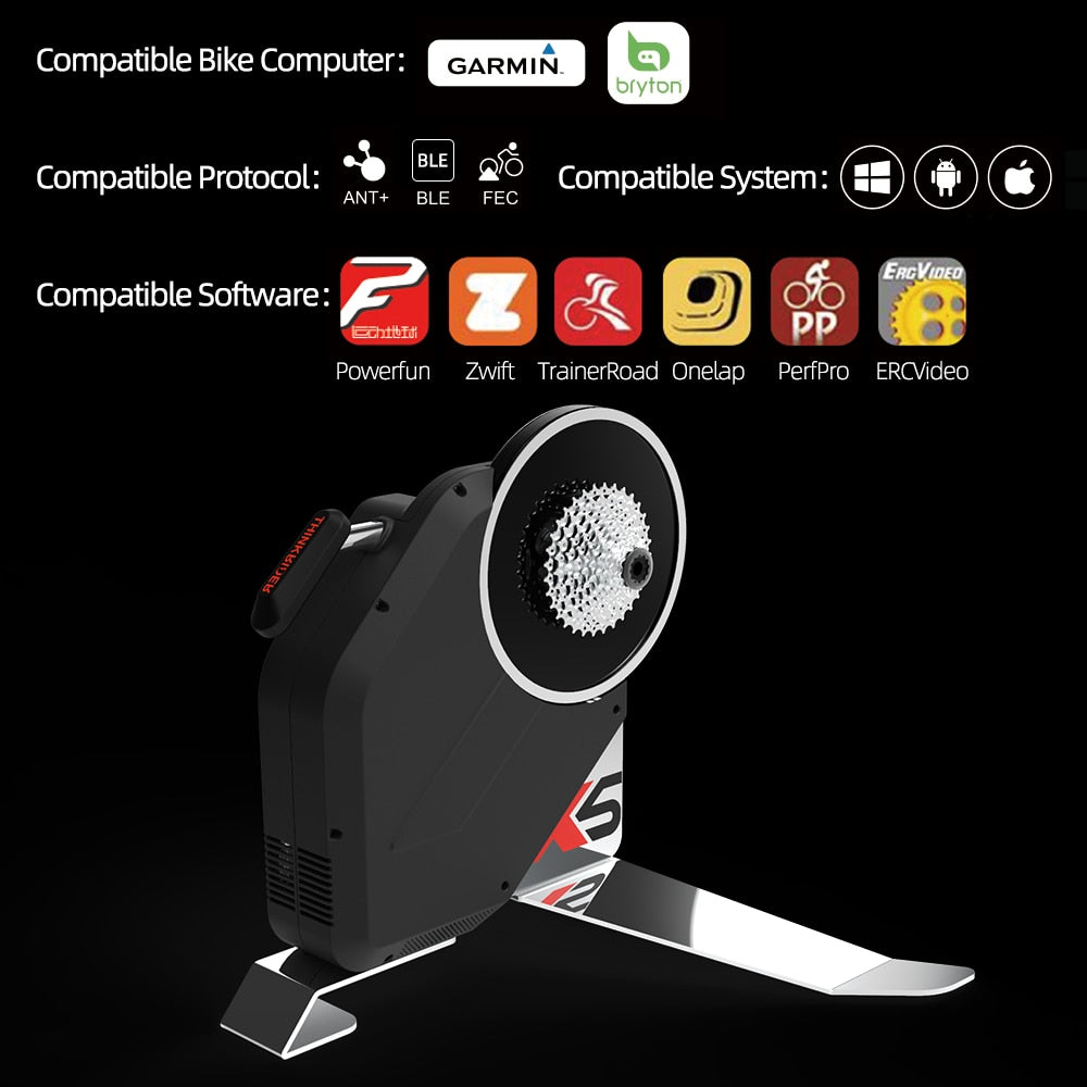 Thinkrider X5 Neo direct drive Smart Bike Trainer with Built-in Power Meter Ergometer ZWIFT
