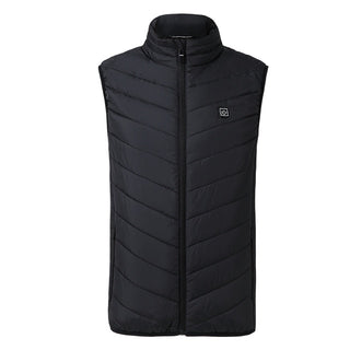 Compra black-vest USB Heated Waterproof Jacket for Men Women