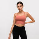 Solid Cami Sports Vest for women | Crop Top Yoga Tank Top | yoga tee