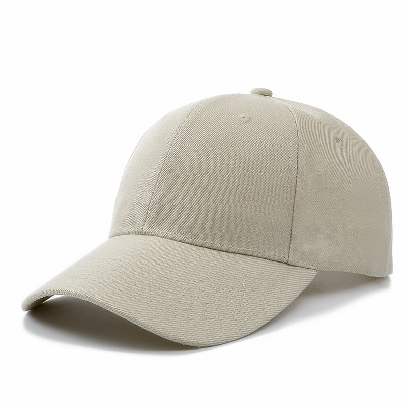 Comprar beige-1 Plain and Mesh  Adjustable Snapback Baseball Cap