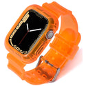 Apple Watch 8 7 6 SE 5 4 3 Transparent silicone StrapApple Watch 8 7 6 SE 5 4 3 Transparent silicone Strap