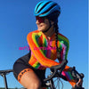 Women XAMA Pro Cycling Jumpsuit Long Sleeve Bike SkinsuitWomen XAMA Pro Cycling Jumpsuit Long Sleeve Bike Skinsuit