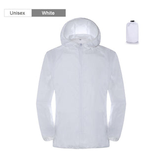 Compra unisex-white Camping, Hiking or jogging Waterproof Jacket for Men &amp; Women With Pocket
