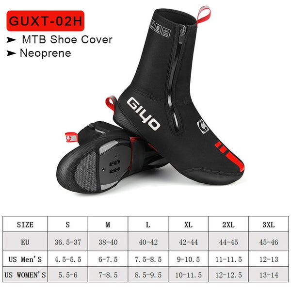 Waterproof & Rainproof Thermal Fleece Cycling Overshoes