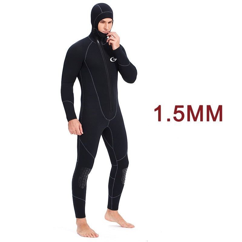 YONSUB Wetsuit 5mm / 3mm / 1.5mm or 7mm Scuba Diving Suit for men