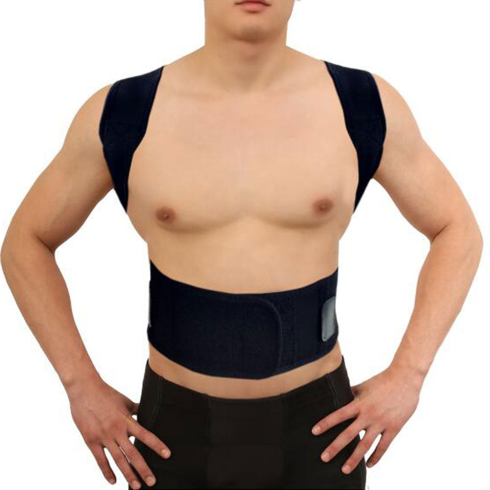 Orthopedic Magnetic Therapy Back Support Belt & Posture Corrector for Shoulder and  Spine Back Brace