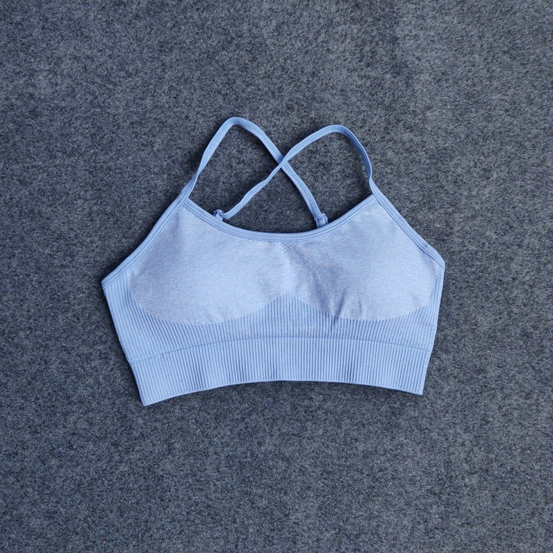 Comprar blue-bra 2pc Bra and High Waist Seamless Leggings Sport Yoga Set