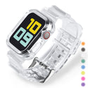 Apple Watch 8 7 6 SE 5 4 3 Transparent silicone Strap