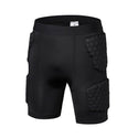 Men Sports Kneepad Elbow Shock Guard Compression Padded Shorts