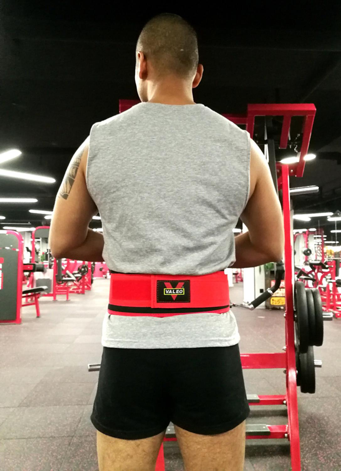 Nylon Velcro Weightlifting Belt lifting waist belt for low back protection 