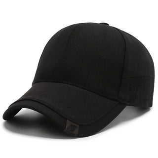 Compra black High Quality Solid Baseball Caps for Men Outdoor Cotton Cap Bone Gorras CasquetteHomme Men Trucker Hats