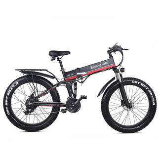 5-level Pedal Assist Powerful Motor MX01 26 Inch Folding Electric Bicycle, 48V 1000W