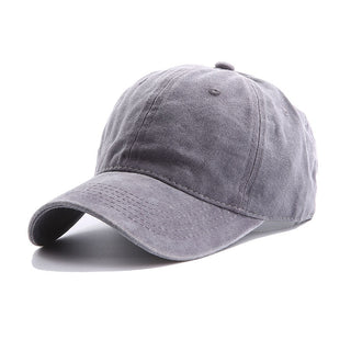 Compra light-grey-cap Solid Vintage Visor Cotton baseball Cap