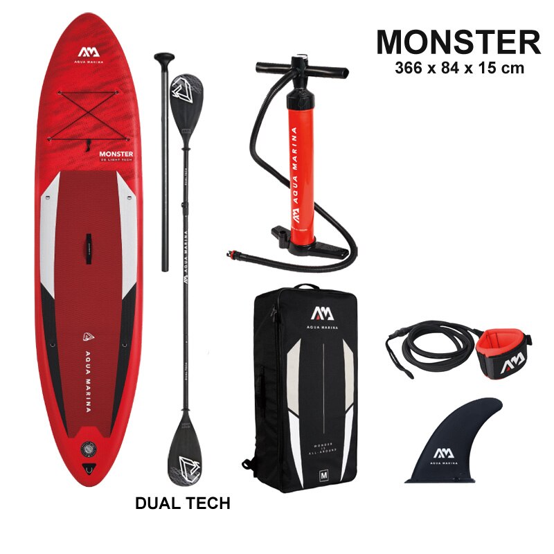 AQUA MARINA Stand Up inflatable paddle board MONSTER P 366*84*15cm