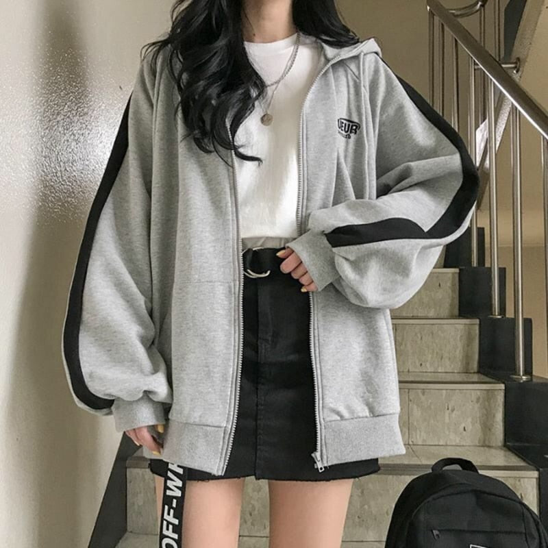 Harajuku Long Sleeve Oversized Hoodies for Women 