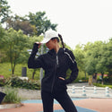Hooded Zipper Long Sleeve Thumb Hole Fitness Hoodie for womenThis fitted, polyester-cotton blend hoodie features a unique double wrist sleeve and thumb hole, providing superior comfort and allowing you to explore your range of0formyworkout.com
