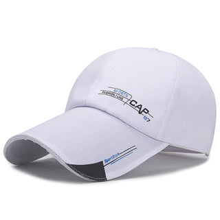 Compra white Mens Hat For Fish Outdoor Classic Line Baseball Cap Sports Cap Solid Color Sun Hat Baseball Cap Spring Summer Snapback Hat
