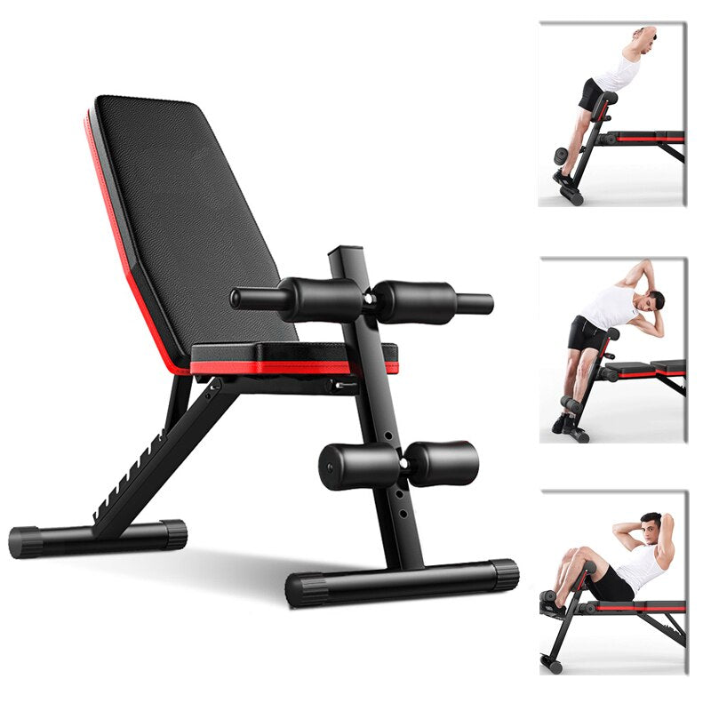 umbbell Bench Adjustable Sit-ups Bench for Strength Training Benches Full Body Workout Multi-Purpose Utility Weight Bench