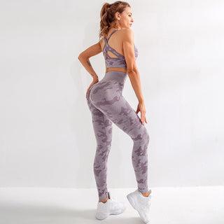 2Pcs Yoga Set Seamless Sports Wear For Women - Leggings + Top comboThis 2Pcs Yoga Set Seamless Sports Wear For Women features a leggings + top combo designed to provide excellent comfort and unbeatable value for money. Its premium m0formyworkout.com