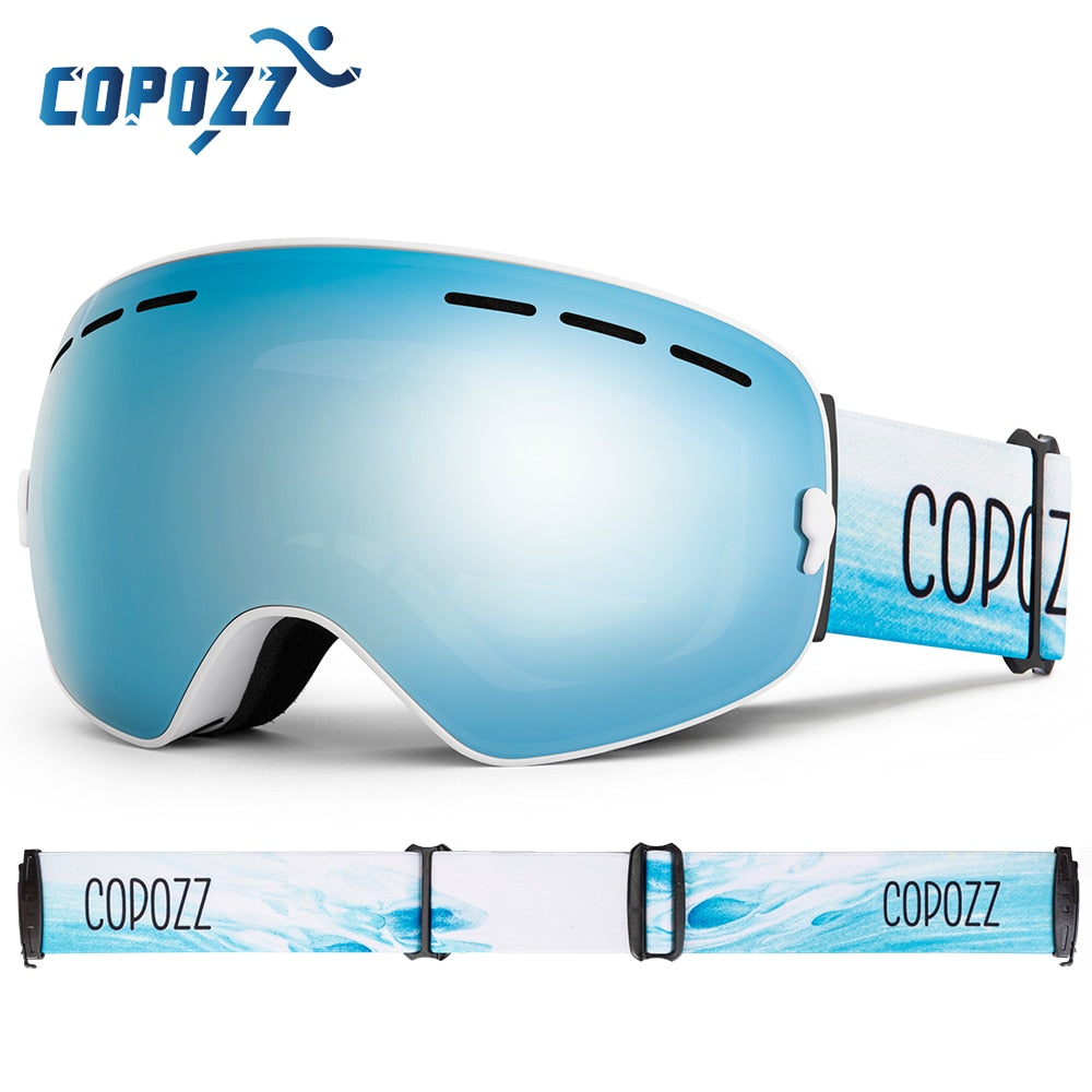 COPOZZ Professional Ski Goggles with Double Layers Anti-fog UV400-31