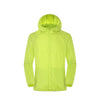 Hiking Jacket Waterproof Quick Dry Camping Sun-Protective Anti UV Windbreaker lime green 