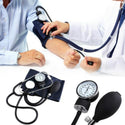 Manual Arm Blood Pressure Monitor Stethoscope Sphygmomanometer Aneroid