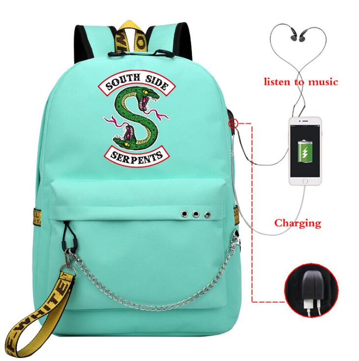 RIVERDALE South Side Backpack Usb Charge Laptop Backpack 