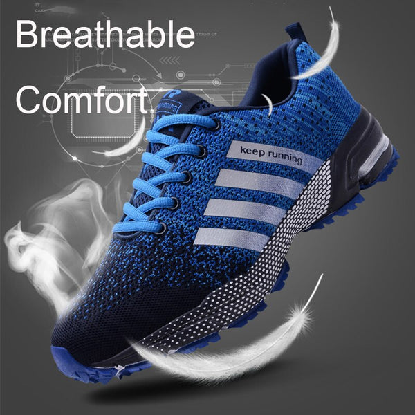 MARSON Men Shoes Casual Men's Sneakers Mesh Breathable 2019 New Fashions Sneakers Comfortable No-Slip Big Size Male Canvas Shoes