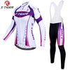 2 pcs Cycling Jersey Set for Women with Anti-UV protection
