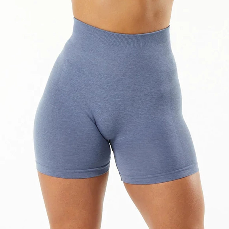  High Waist Seamless Sport Shorts Scrunch Bum Shorts for Women