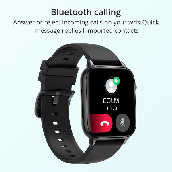 COLMI C60 Smartwatch 1.9 inch Full Screen Bluetooth with Heart Rate  Monitor 