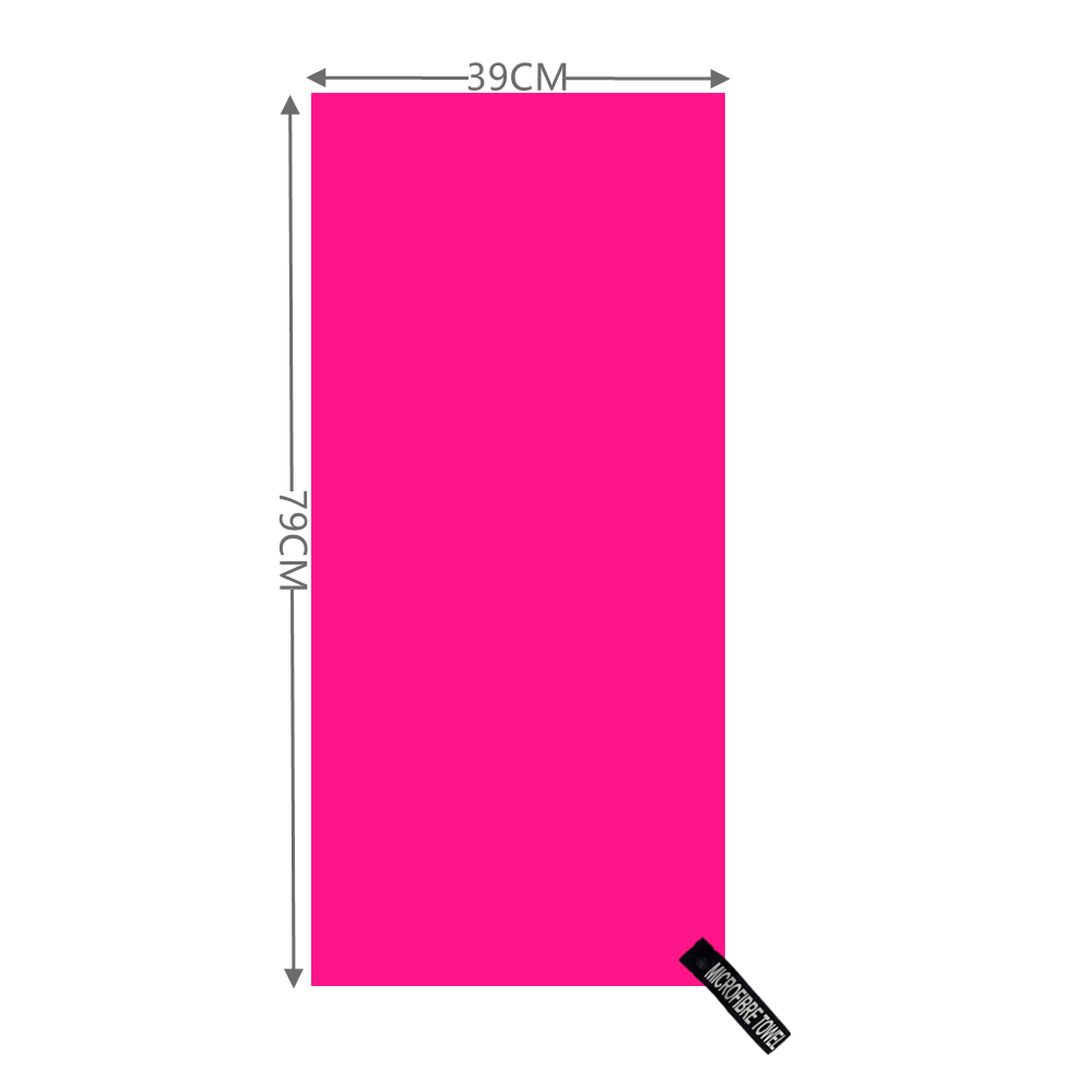 Buy bbx37-pink Microfiber Fast Drying Super Absorbent Gym towel