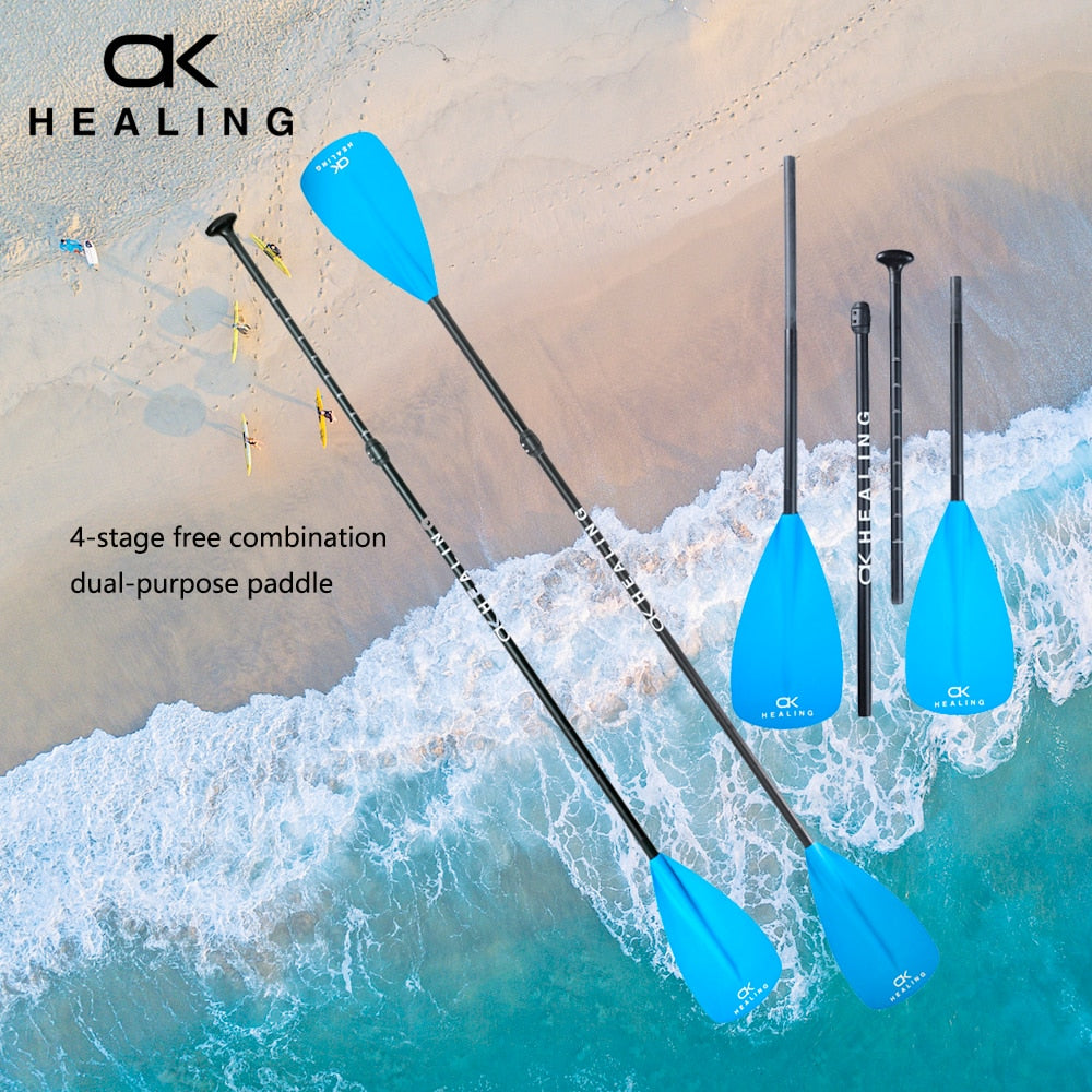 4 Stage Combination Blue Fiberglass Single & Double Head Paddle