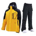 2 Pc Ski Set Windproof Thick Jacket and Trousers for Men 