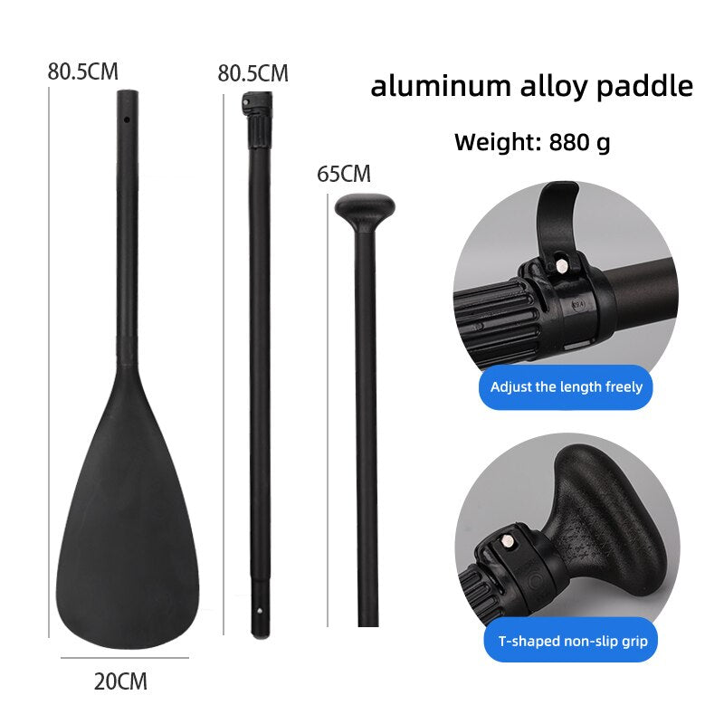 paddle board detachable aluminum rod single-head