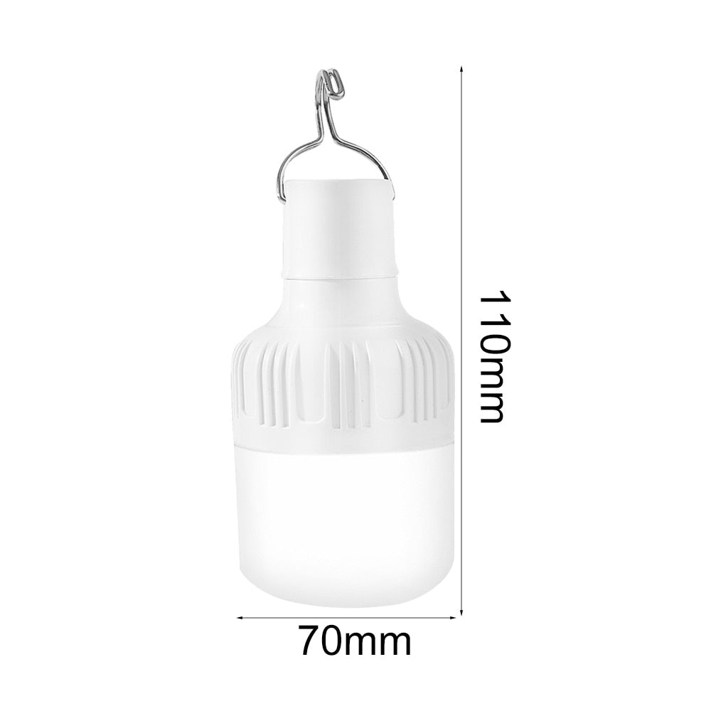 Outdoor Bulb USB Rechargeable LED Emergency Lights Portable Tent Lamp Battery Lantern