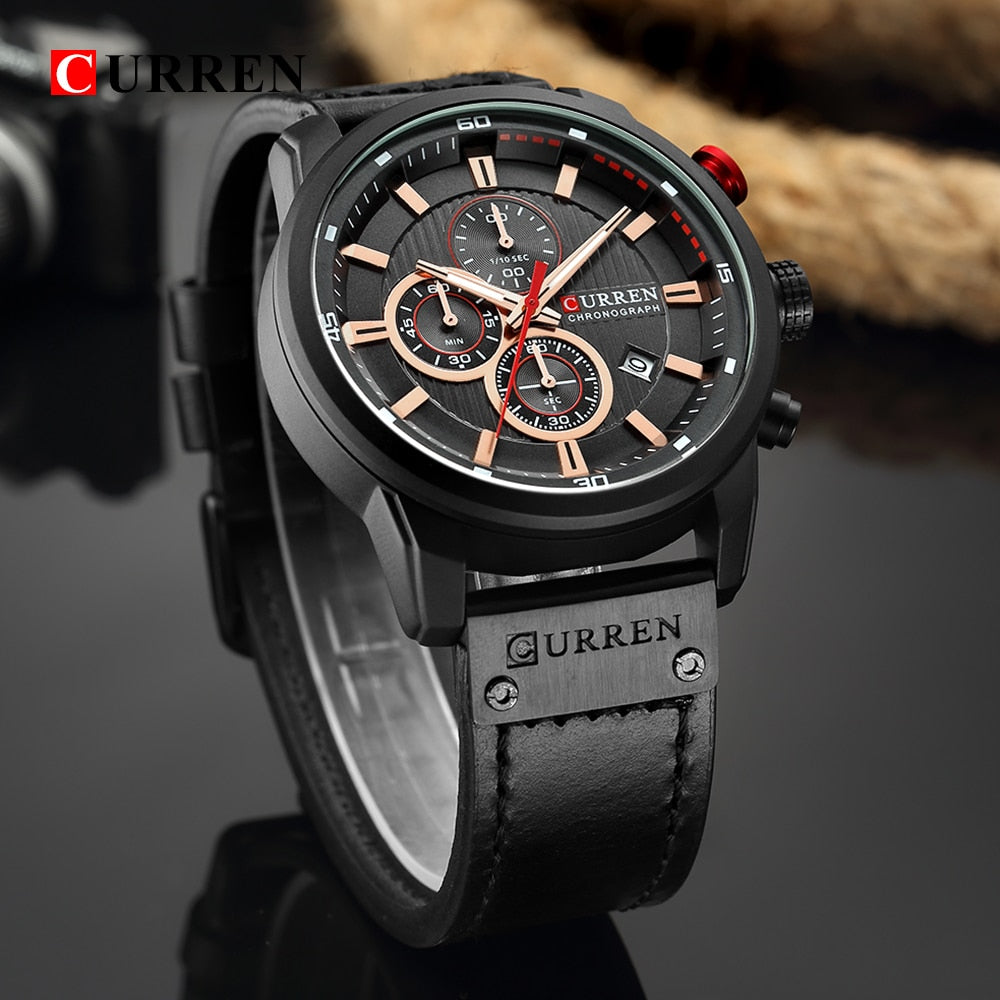 CURREN Fashion Date Quartz Men Watches Top Brand Luxury watch