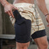 Camo Double layer Running Shorts for Men 