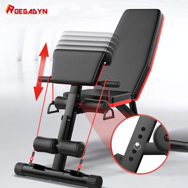 Home Adjustable Fitness Bench Multifunction Abdominals Muscle Gym 