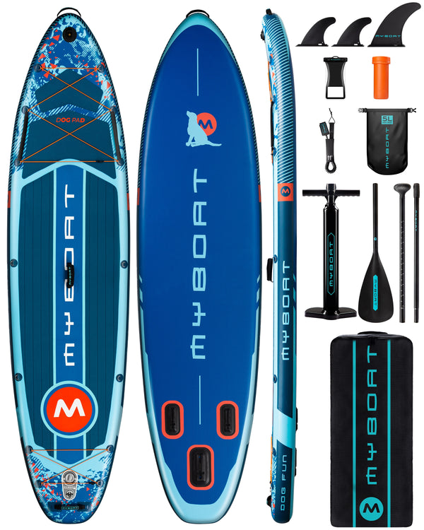 Myboat DogDog Extra Wide Inflatable Paddle Board With Accessories 