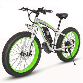 Compra white-green 500W, 750W , 1000W Smlro XDC600 Electric Bicycle with Lithium Battery and 26Inch Wheels