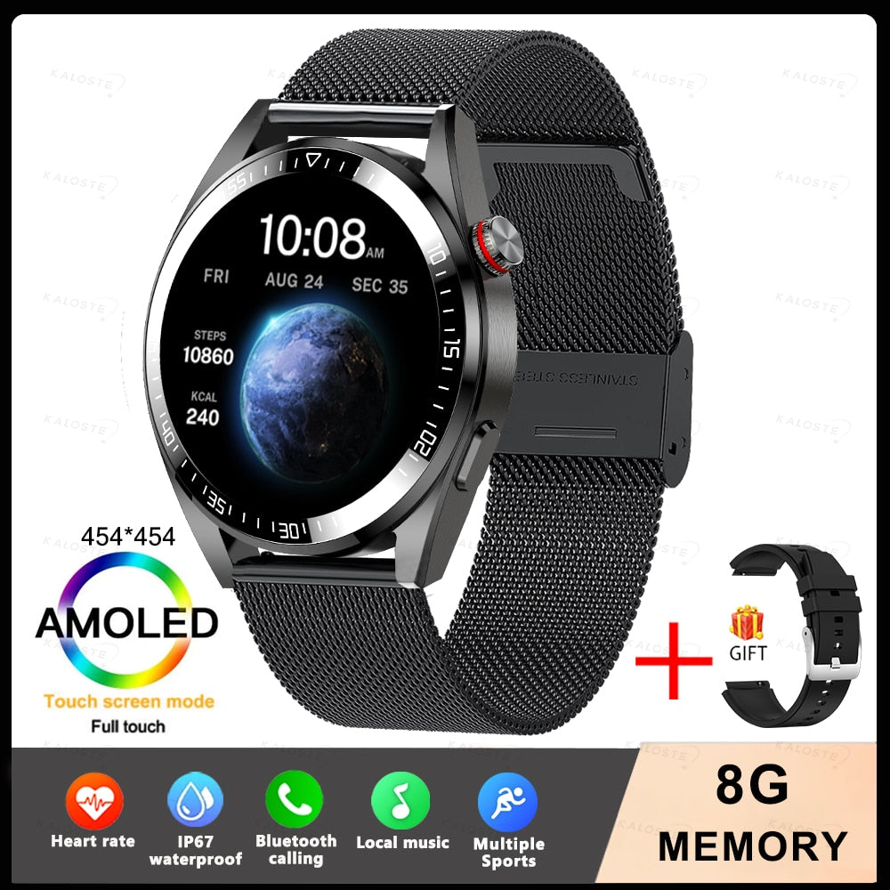 Smart Watch 8G Memory Local Music Player 454454 AMOLED Screen