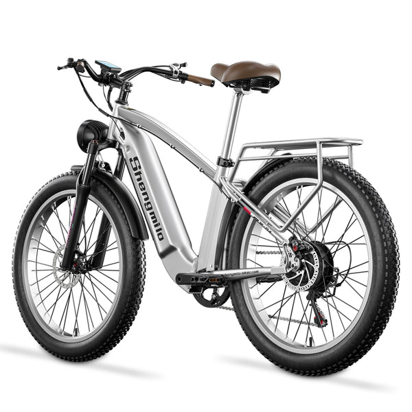 Shengmilo MX04 Adult Mountain Electric Bike 500w 26&quot; Fat Tyre Bicycle 48Ｖ15Ah Oil Brake  Ebike MTB 40km\H