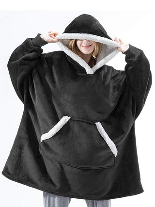 Oversized Fleece Blanket Hoodie Giant oversize hoodies for women
