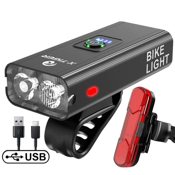 X-TIGER Bicycle USB Charging LED Light. Bike LED headlight