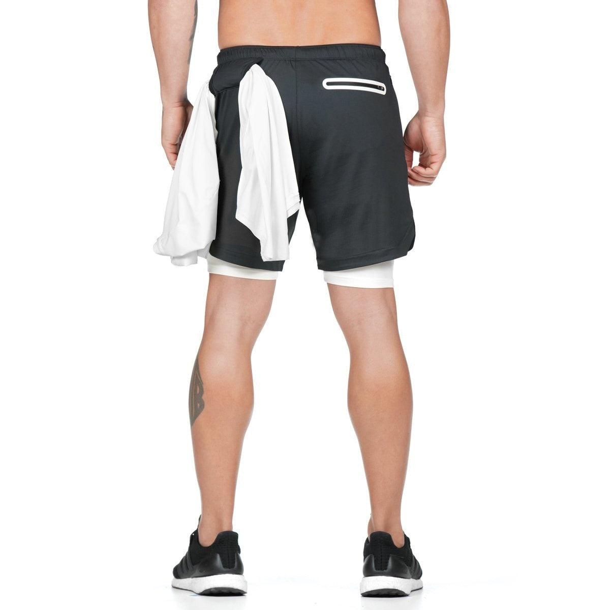 Camo Double layer Running Shorts for Men 