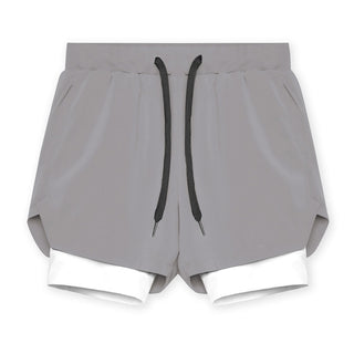  Breathable Double layer sport shorts for Men 