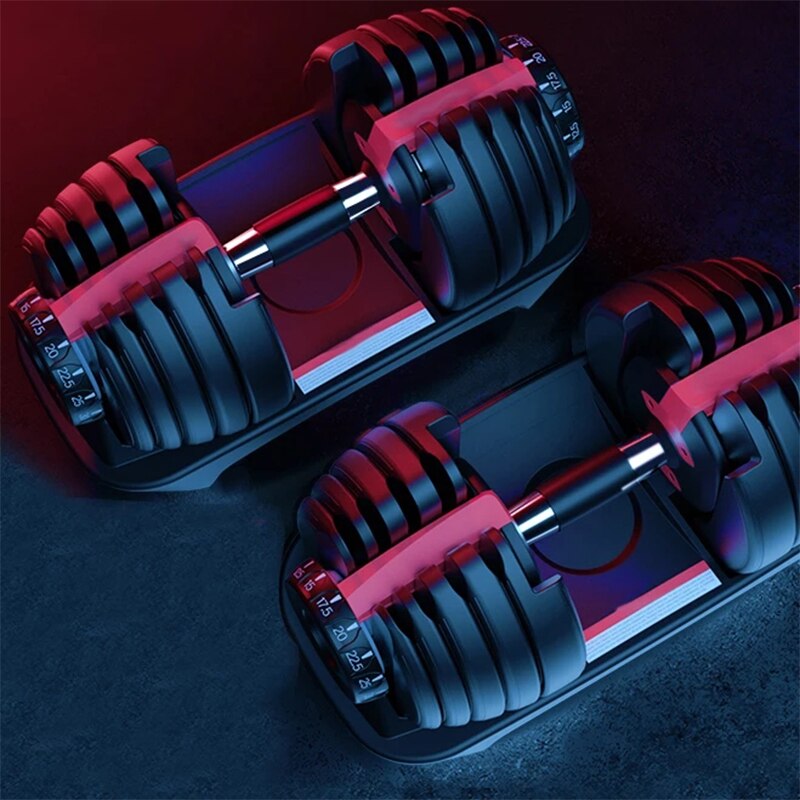 Household Dumbbell Fitness Equipment 40kg Fast Intelligent Automatic Adjustable Dumbbell Set Weight Lifting Dumbbell